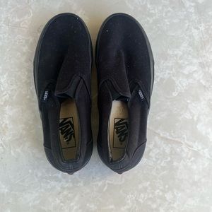 All-Black Slip-On Vans